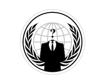 Official Anaonymous Logo Die-Cut Stickers