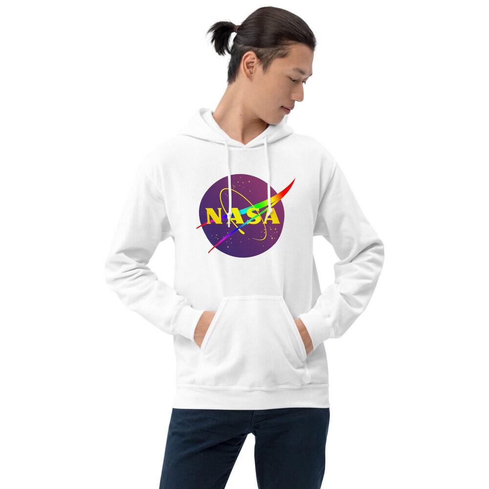 Rainbow nasa hoodie sale