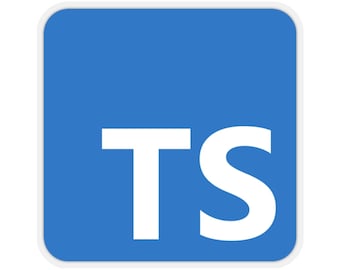 Typescript Logo - Programming Language - Geek Gear Kiss-Cut Stickers