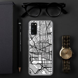 Washington DC Street Grid Karte - Hauptstadt der Vereinigten Staaten von Amerika Samsung Case