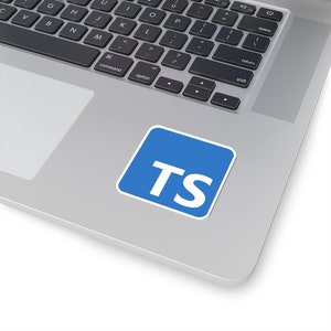 Typescript Logo Programming Language Geek Gear Kiss-cut Stickers - Etsy