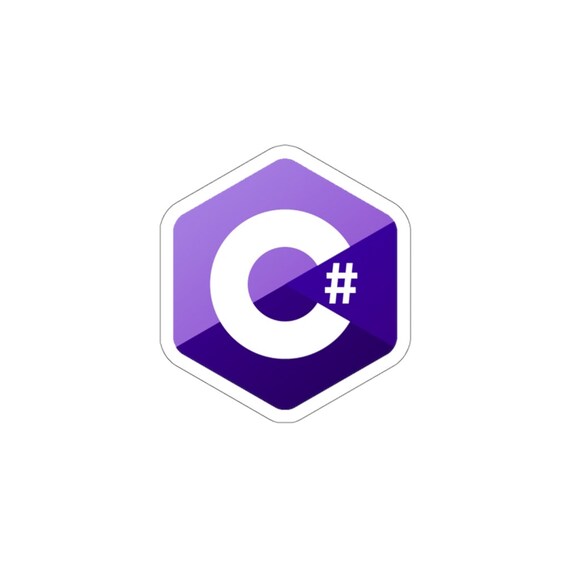 C C Sharp Programming Language Logo Die-cut Stickers - Etsy