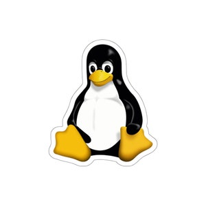 Tux - Linux Fan Die-Cut Stickers