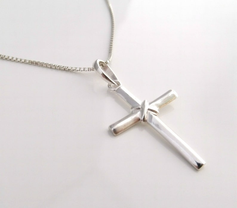 Solid 925 Sterling Silver Cross Pendant sold Without A chain Etsy
