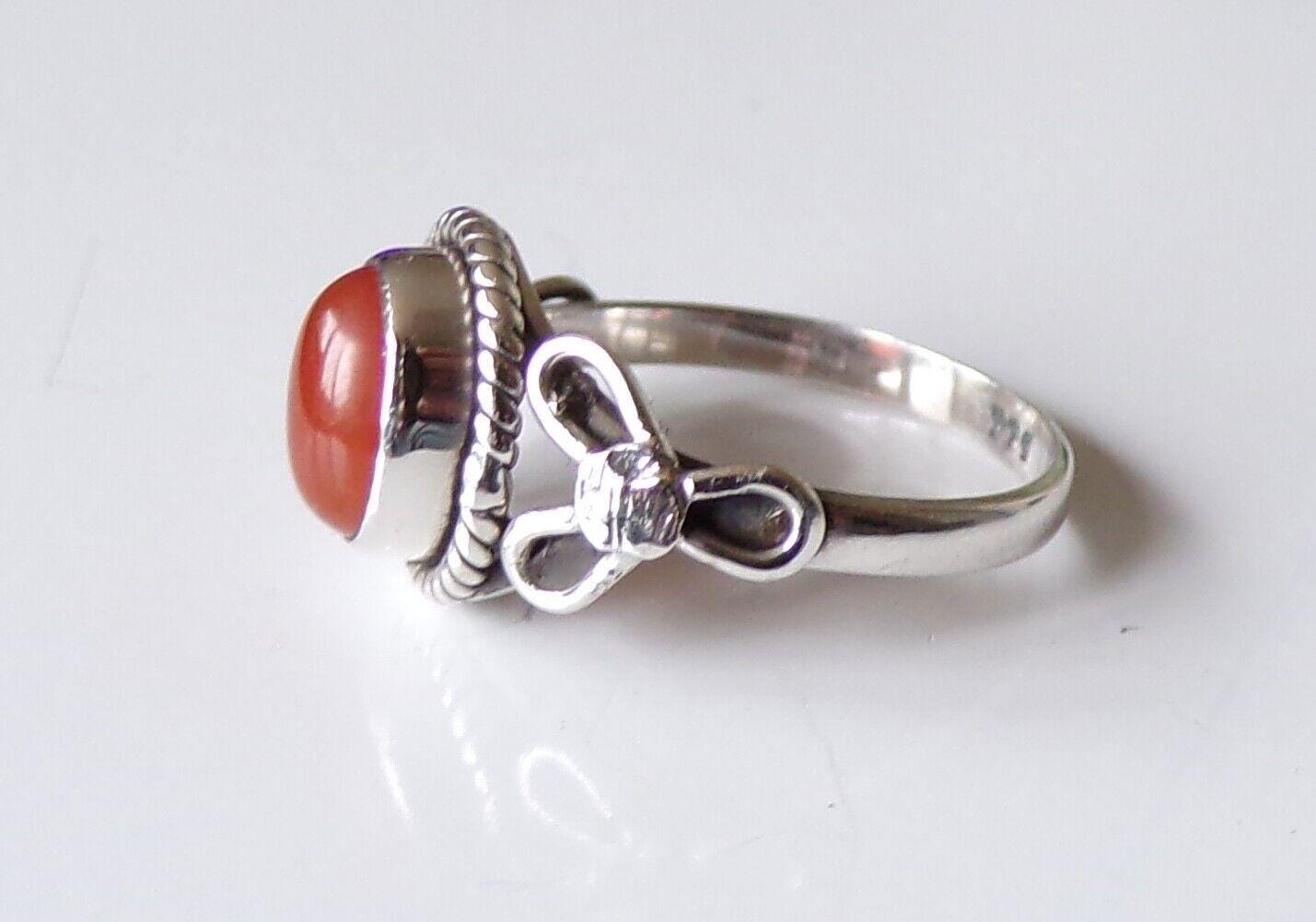 Anello Boho da donna in autentico argento sterling 925 con pietre