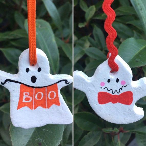 Ghost Salt Dough Ornament