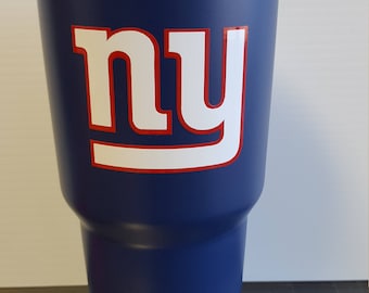 30oz YETI Rambler Tumbler with NEW YORK Giants logo