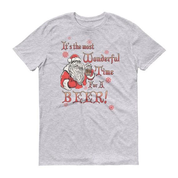 It S The Most Wonderful Time For A Beer Christmas Shirt Etsy