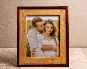 8x10 Maple Wood Picture Frame, Bird’s Eye Maple Wood Picture Frame, 8x10 Wooden Photo Frame