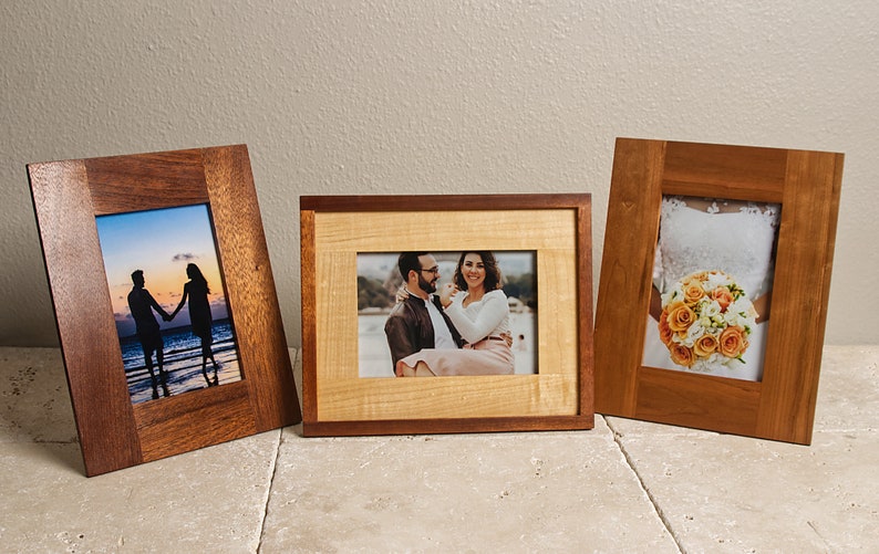 5x7 Picture Frame 5x7 Frame Wood Picture Frame Solid Etsy