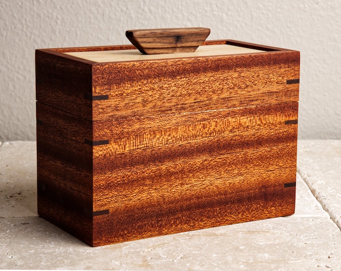 Recipe Box, Wooden Recipe Box, 4x6 Recipe Box Etsy