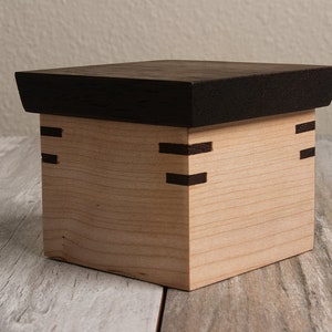 Ring Box, Wooden Jewelry Box, Jewelry Box, Wooden Ring Box