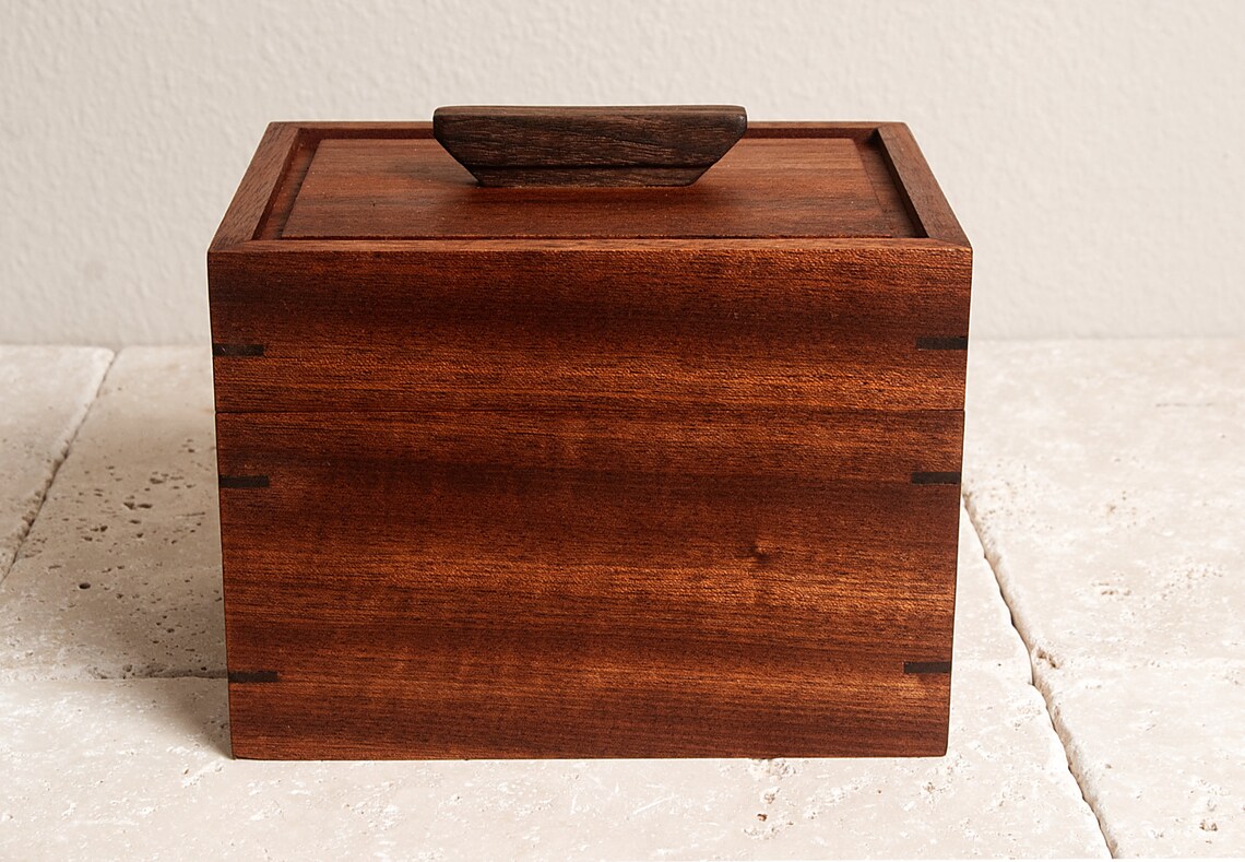 Large Recipe Box Recipe Box 4x6 Wooden Recipe Box Etsy