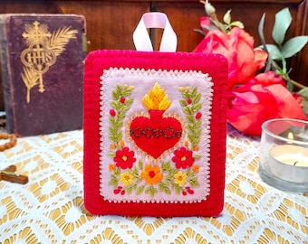 Sacred Heart Ex-Voto • Katholische Blumenkunst