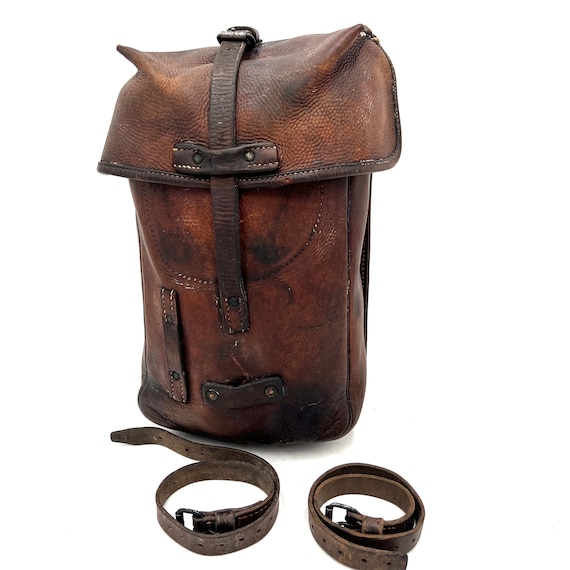 Buy Single Swiss Army Leather Vertical Packsaddle Bag Early 1920s Swiss Military Brown Leather Bushcraft Bag Horse Motorcycle Pack Saddle Bag Online in India Etsy