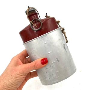 Swiss Army Old Model 1919 Canteen or Drink Flask WW1 Era Swiss Military Drink Bottle