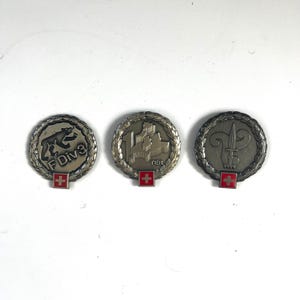 SWISS ARMY Beret Cap Badges Uniform Patches Metal Swiss Military Cap Emblems