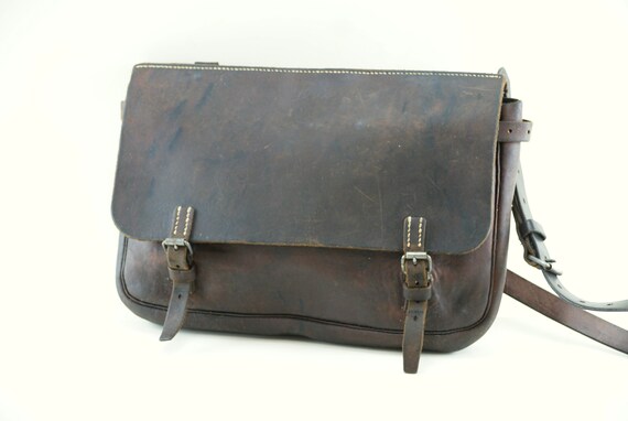 SWISS ARMY BAG Leather Shoulder Bag from 1937, Men
