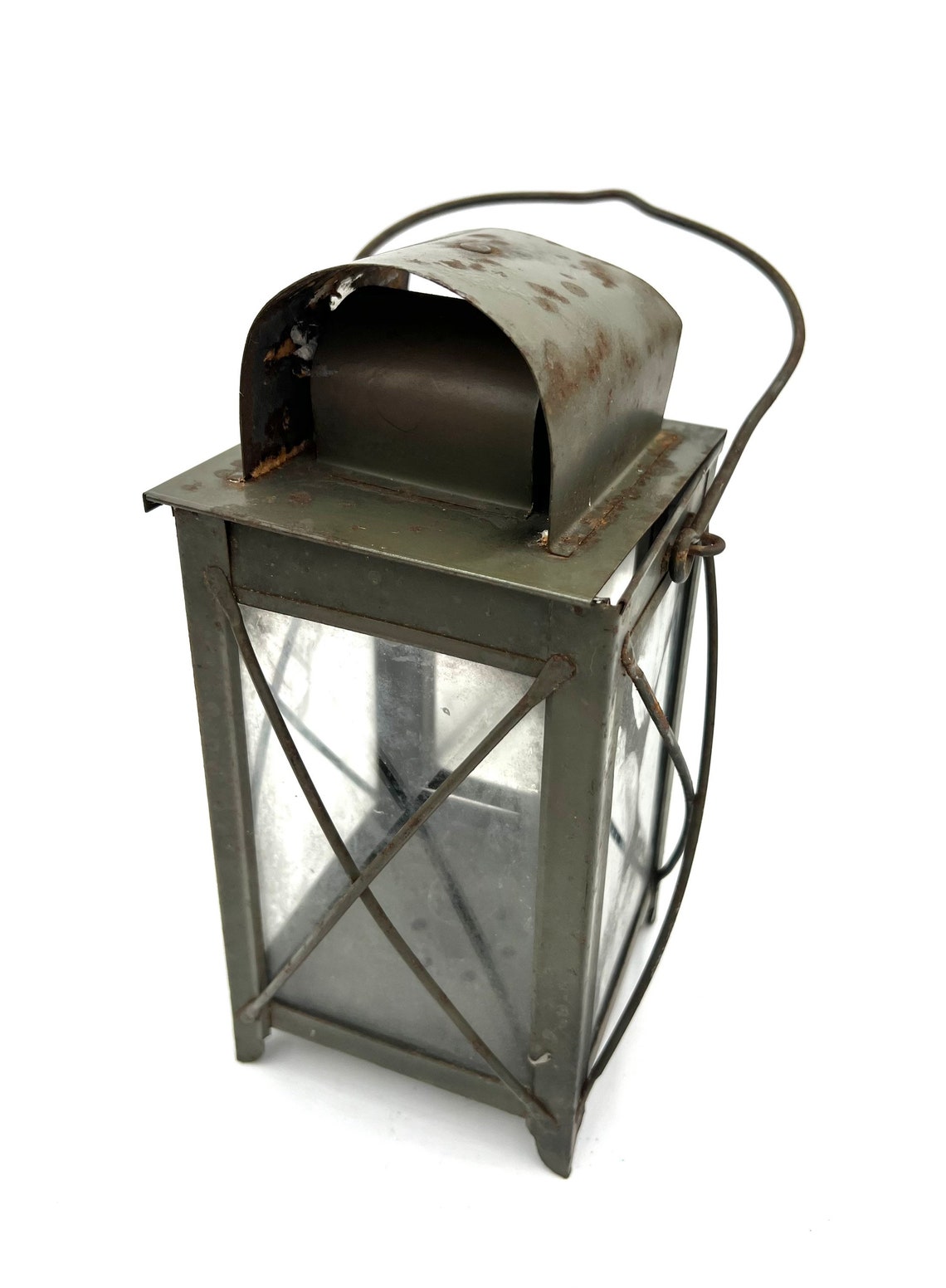 Swiss Army Candle Carry Lantern 1930s Etsy