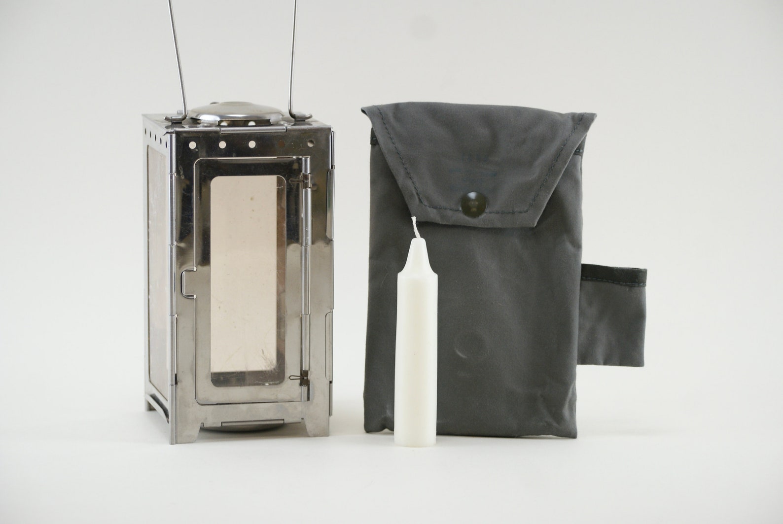 SWISS Army Folding Camping Lantern 1980s with a Candle Etsy
