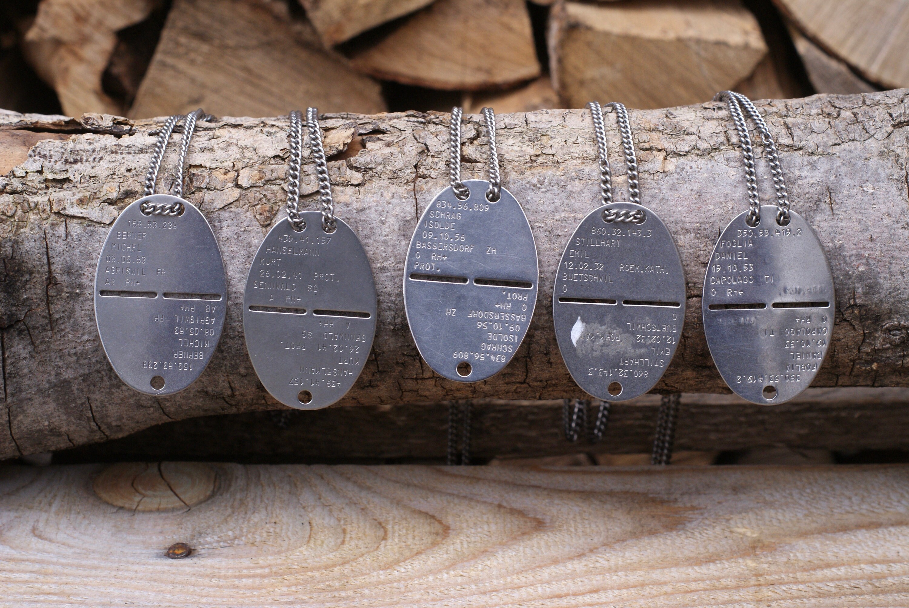 Swiss Army Dog Tag Swiss Military Soldier Identification Tag Etsy