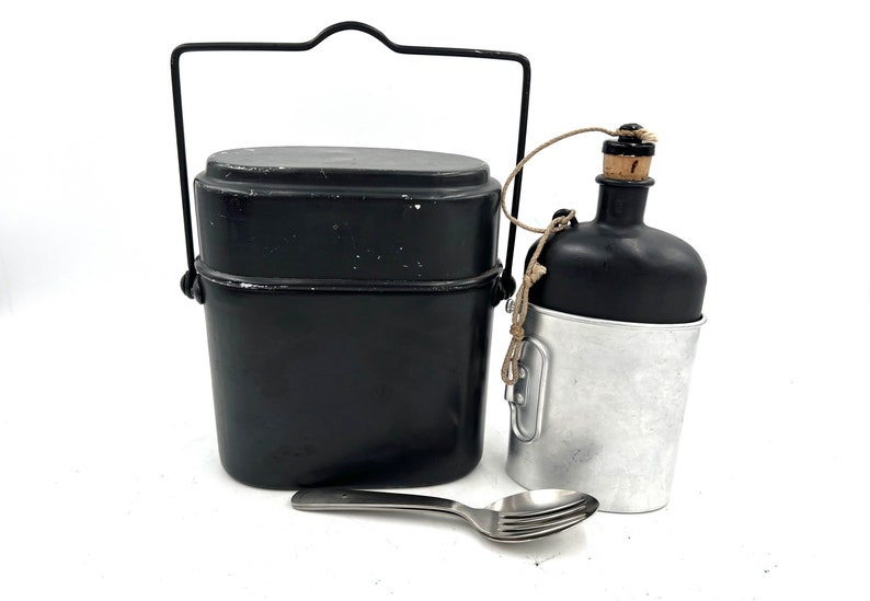 SWISS ARMY 1950s Mess Kit Food Canister SIGG With Drink Flask Etsy