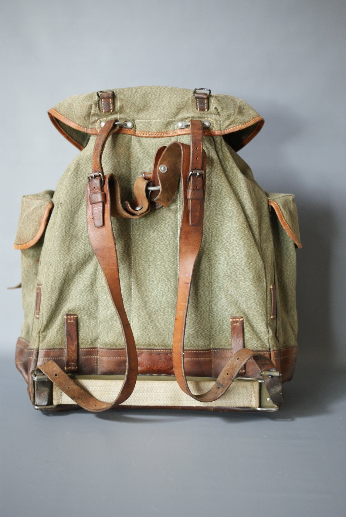 Swiss Army 1940s BACKPACK Swiss Military Backpack Swiss Army Etsy