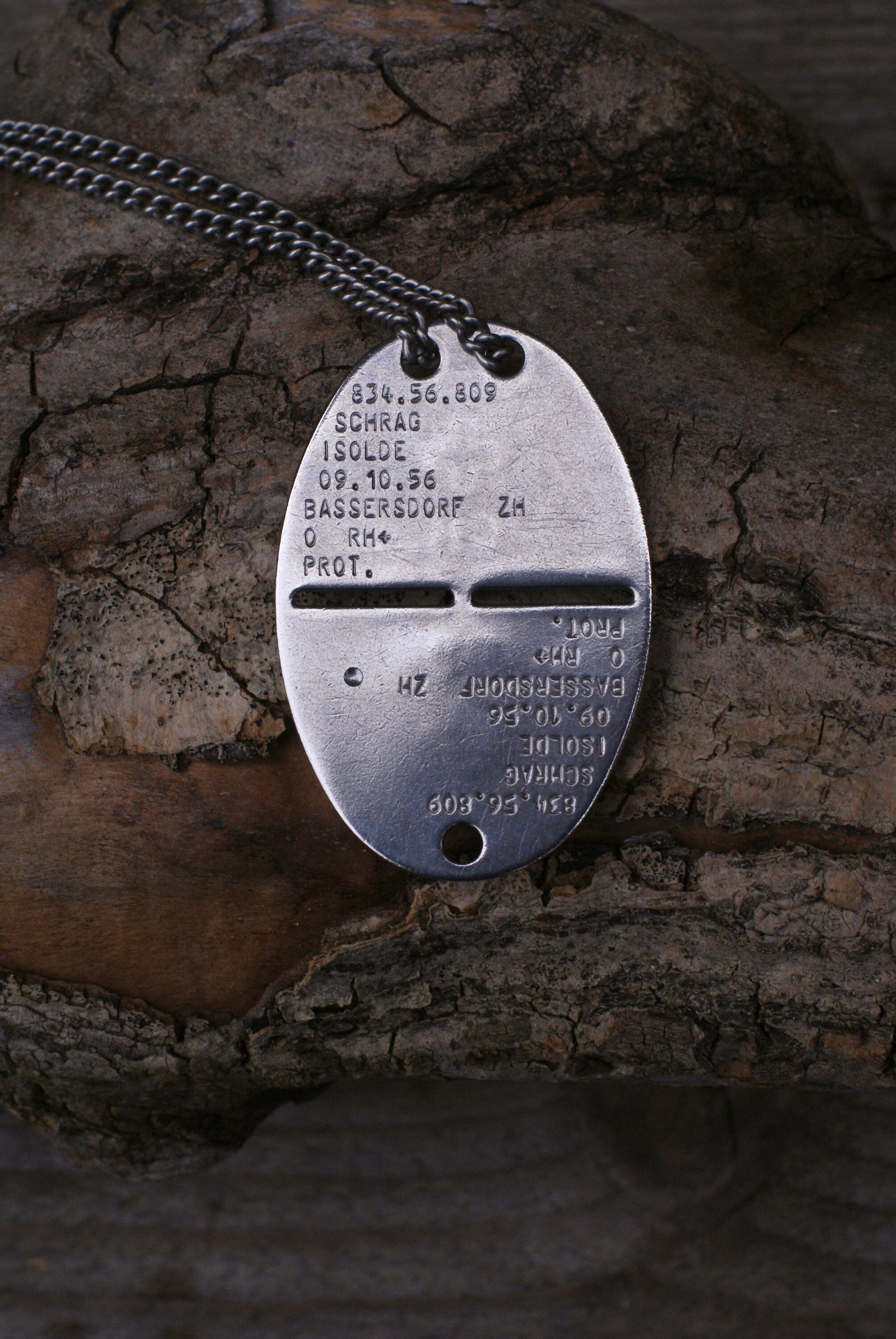 Swiss Army Dog Tag Swiss Military Soldier Identification Tag Etsy