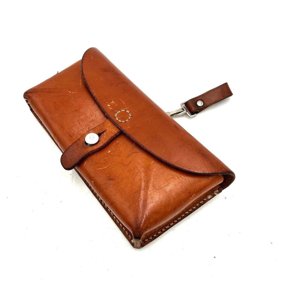 SWISS ARMY Ammo Holder Brown Leather Ammo Pouch With a Loop Etsy