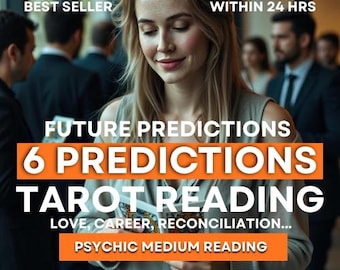 6 Future Predictions: Psychic Reading by Psychic Medium (PDF Delivery) Within 24 Hrs