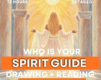 Who Is Your Spirit Guide Psychic Reading + Drawing (PDF) Delivered Within 3 Days