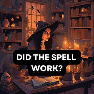 Heeft de spreuk gewerkt? Dezelfde dag diepgaand paranormaal lezen, wat er met je spreuk gebeurt Gedetailleerd lezen binnen 24 uur