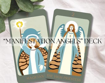 Manifestation Angels Tarot Card Deck (Printable PDF)