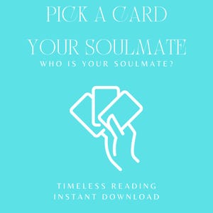 SELECTEER EEN KAART: wie is jouw soulmate? - Directe levering - Digitaal bestand