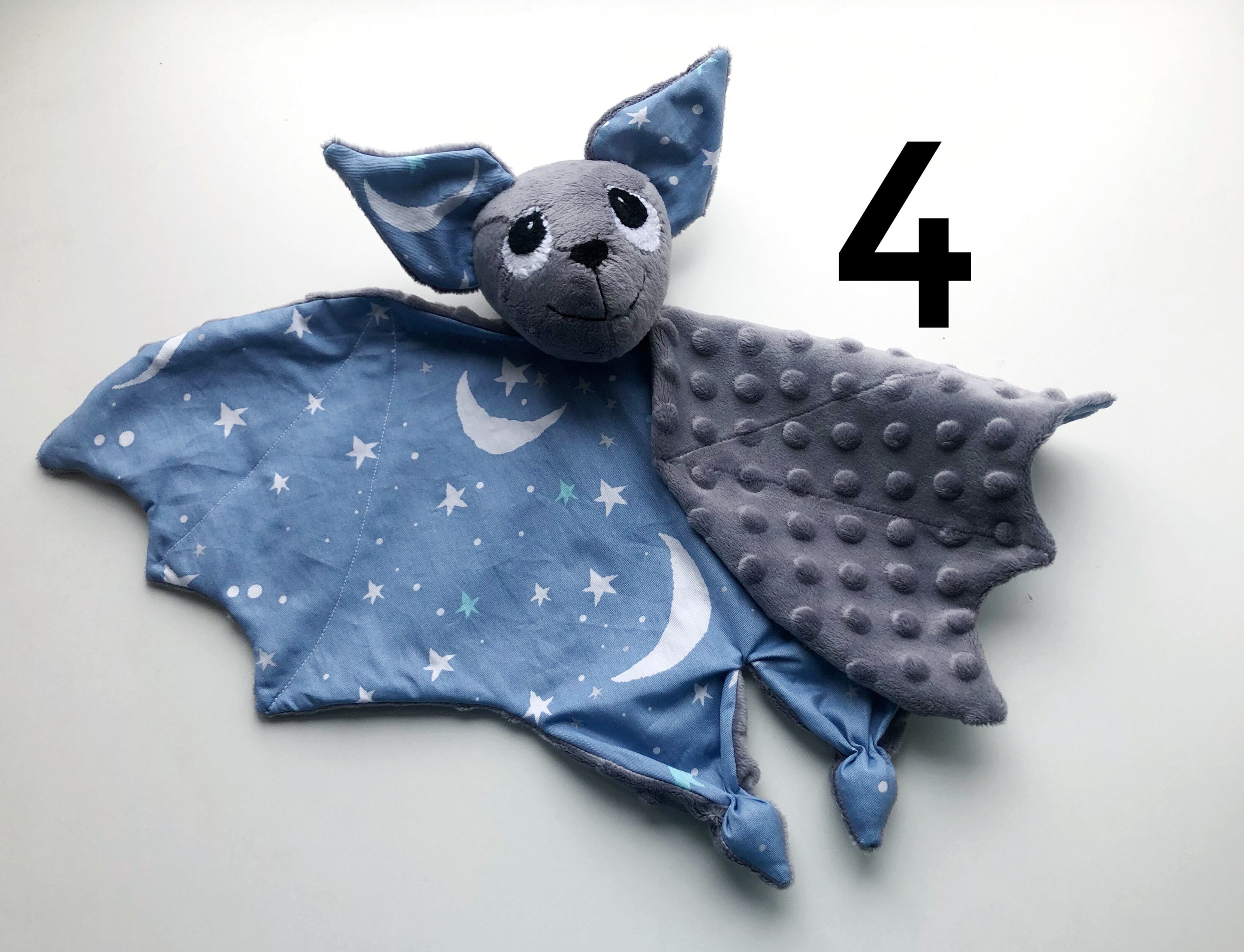 Download Personalized baby lovey bat security blanket baby shower ...