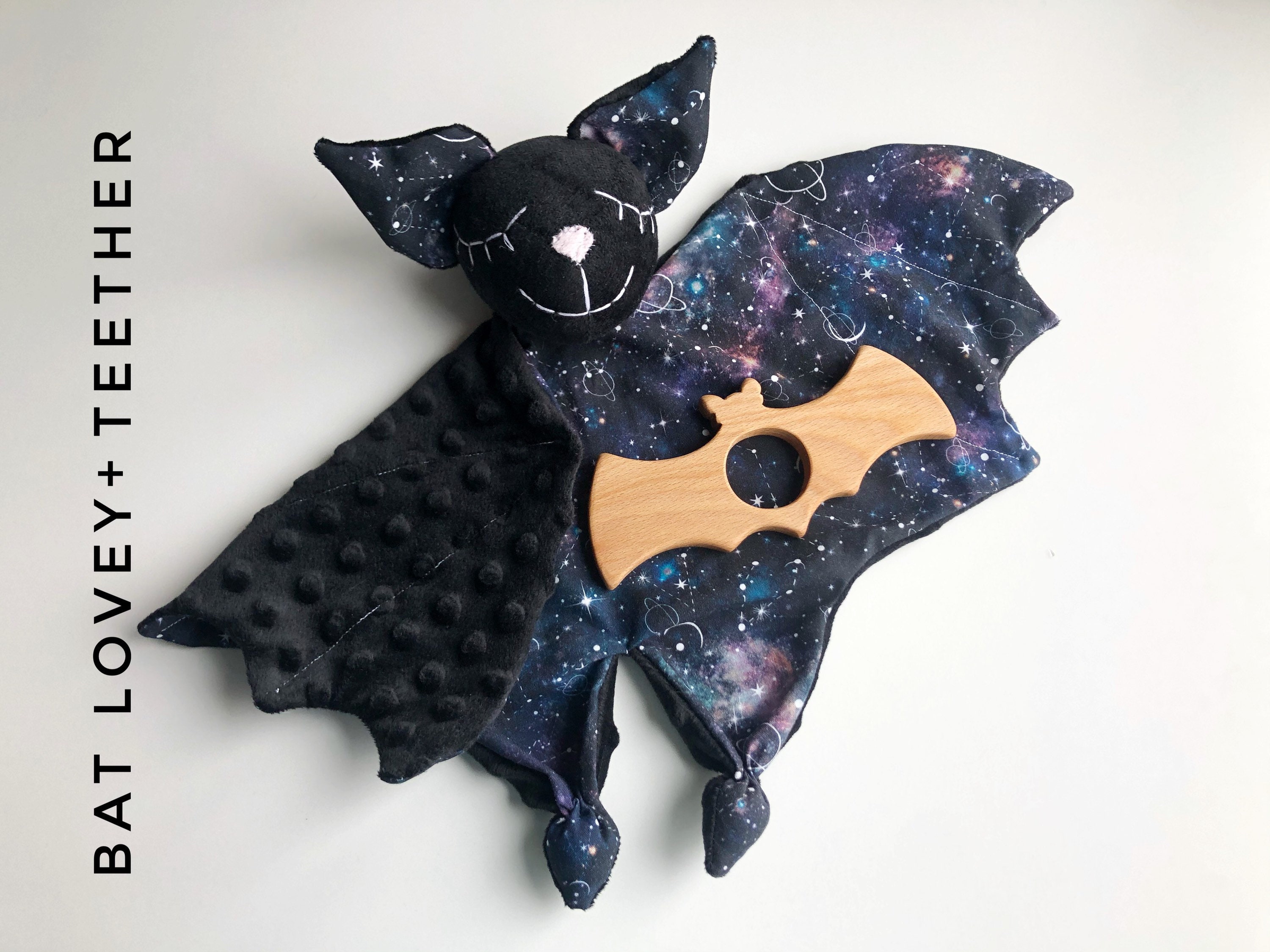 Download Personalized bat lovey security blanket doudou comforter ...