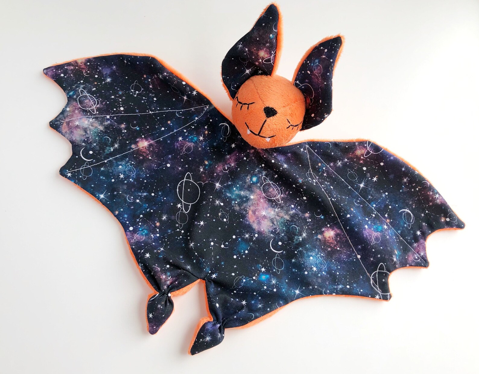 Baby lovey bat security blanket stuffed baby animal toy bat Etsy