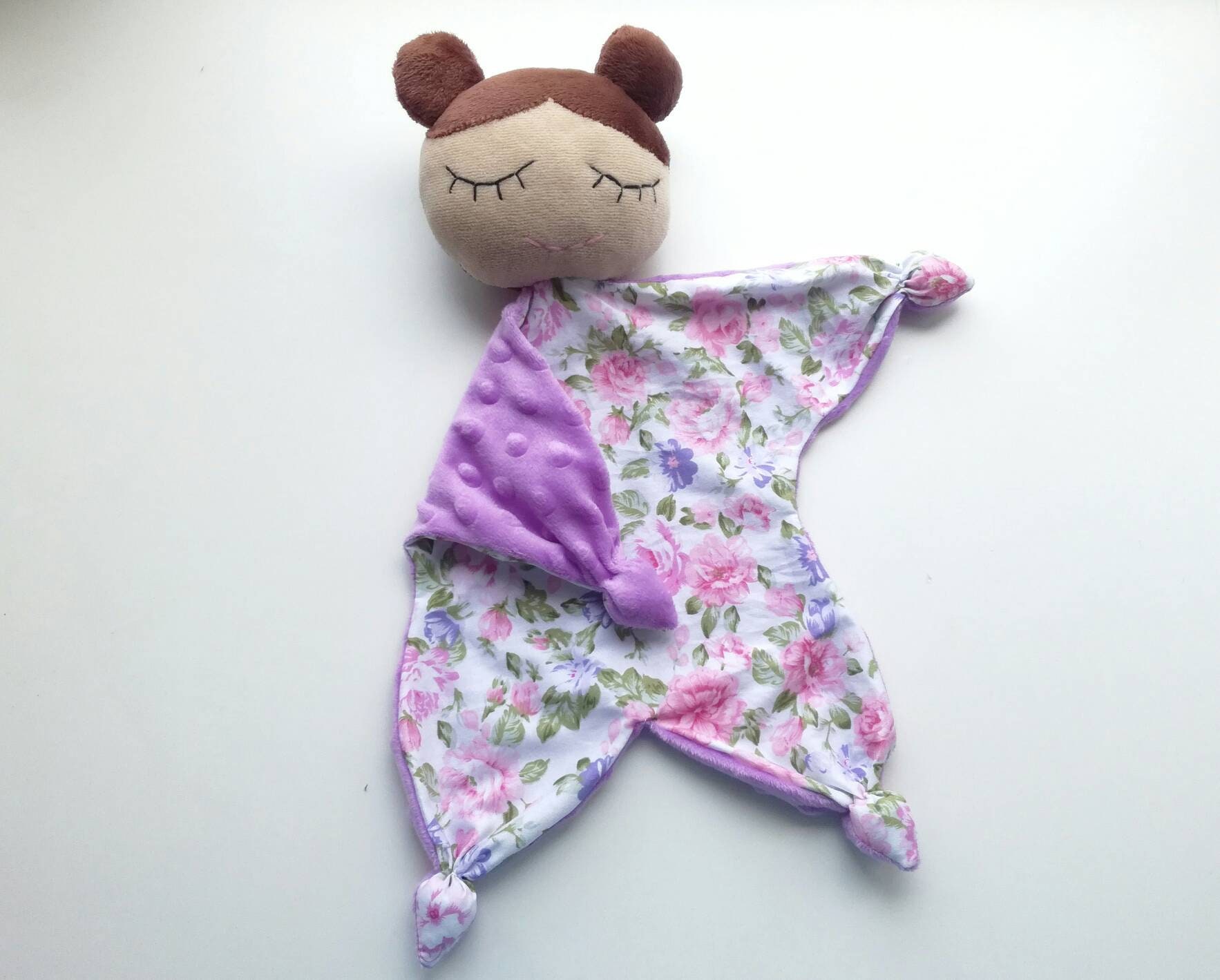 First baby doll to sleep lovey blanket sleeping soft doll Etsy