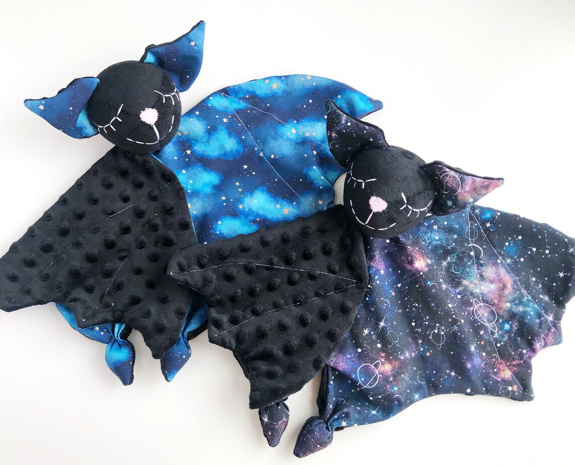 Download Personalized bat lovey security blanket doudou comforter ...