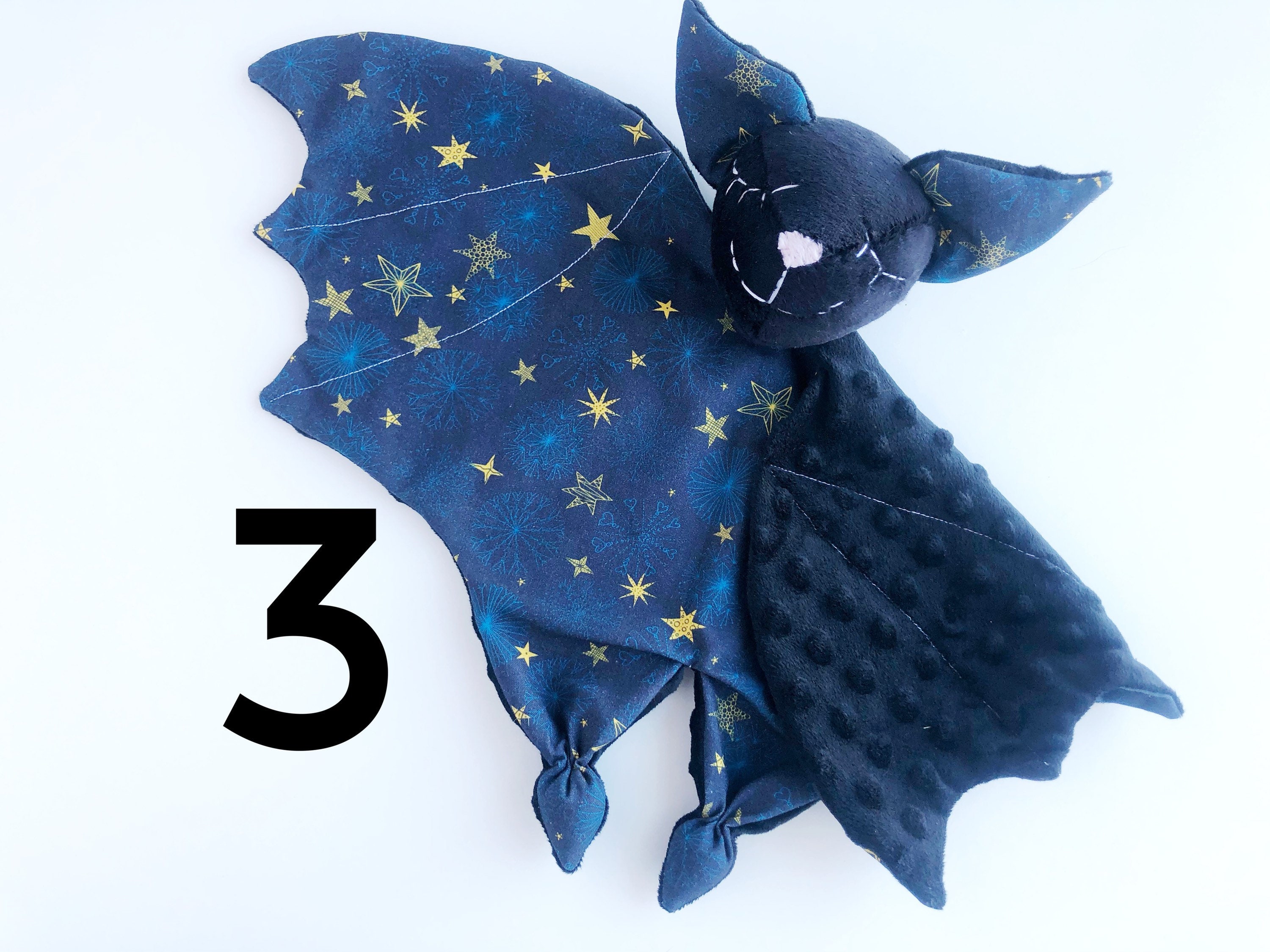 Download Baby lovey bat security blanket stuffed plush bat doudou ...