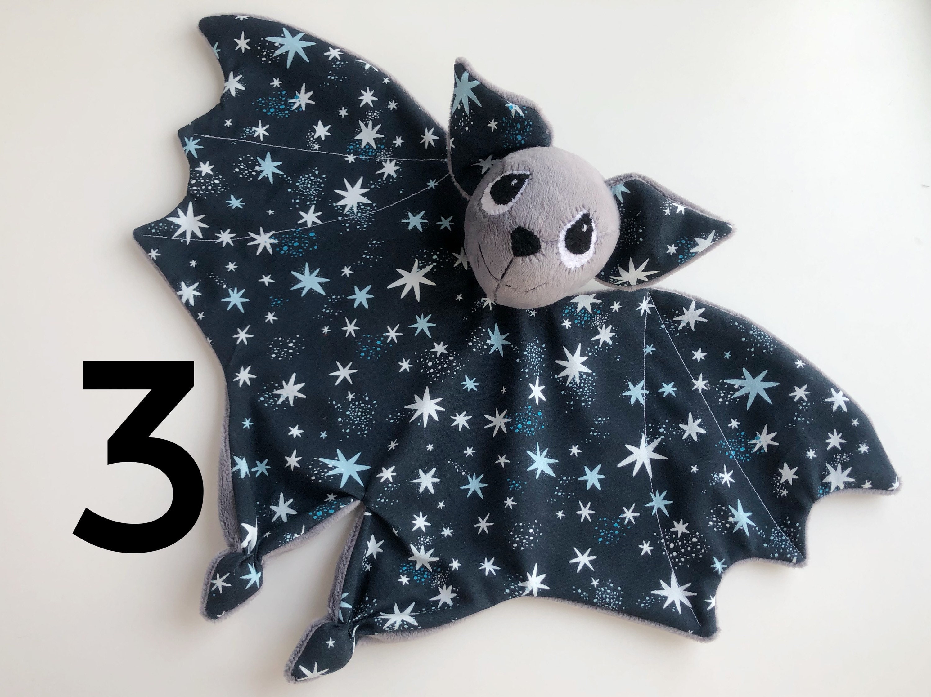 Download Personalized baby lovey bat security blanket baby shower ...