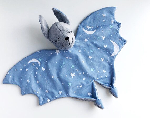 Download Lovey Bat Security Blanket Stuffed Baby Animal Toy Plush Etsy