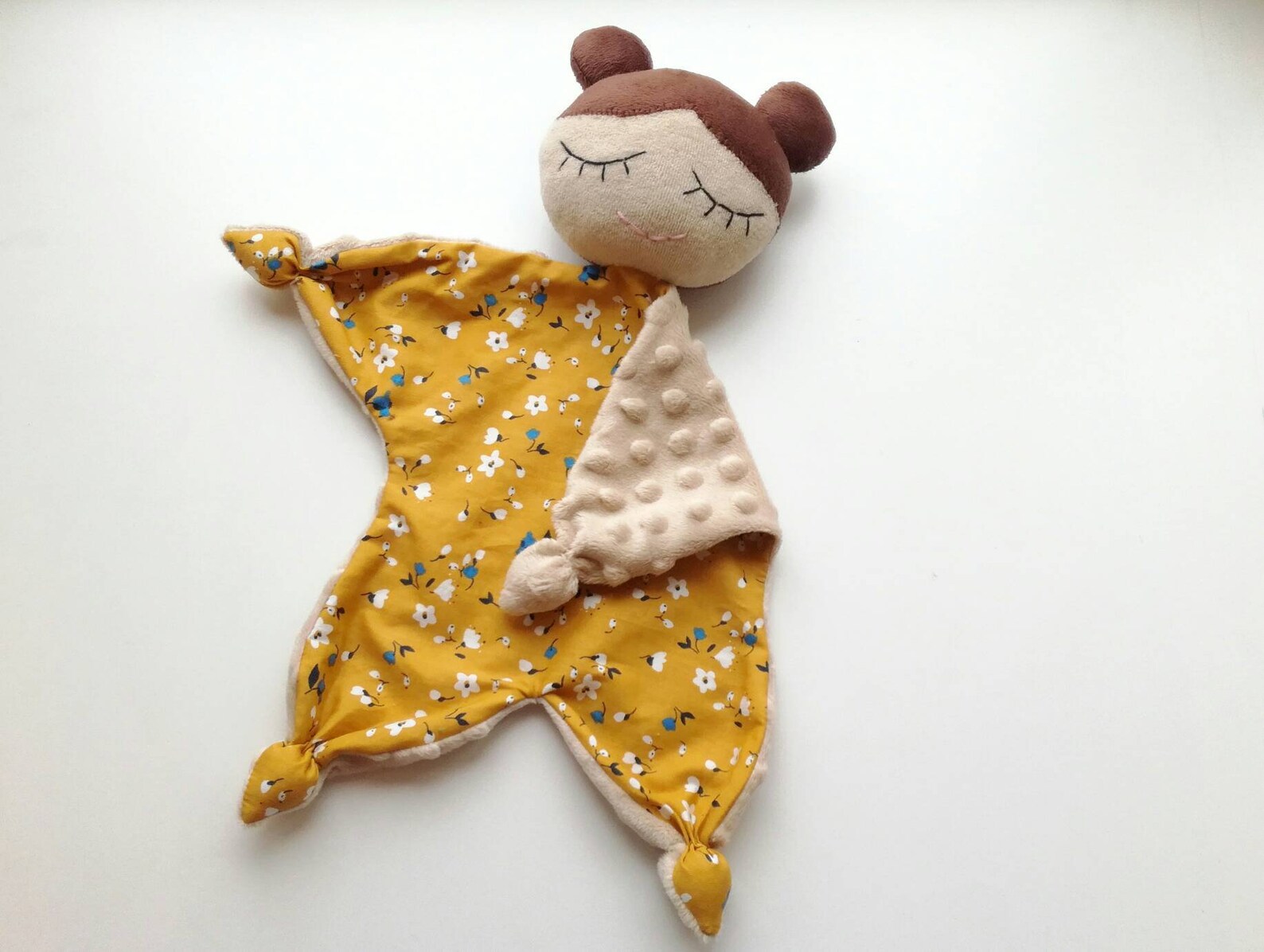 First baby doll to sleep lovey blanket sleeping soft doll Etsy
