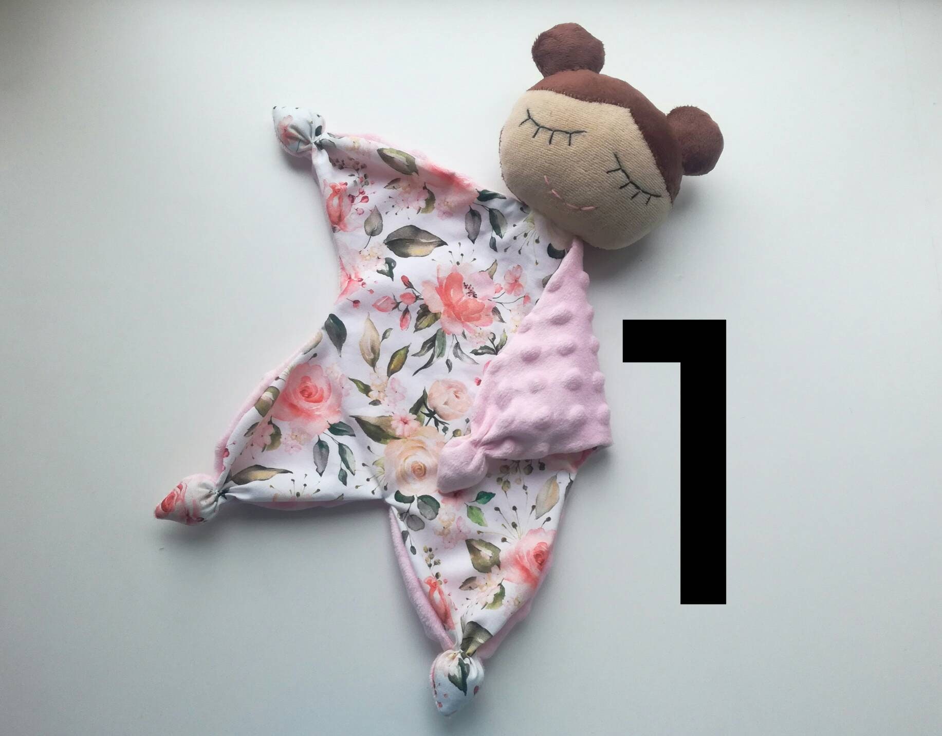 First baby doll to sleep lovey blanket sleeping soft doll Etsy