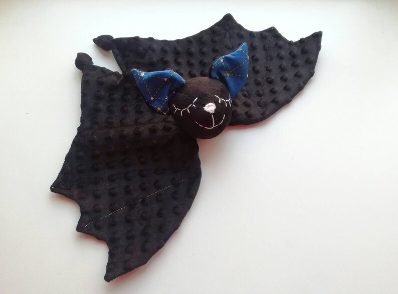Download Baby lovey bat security blanket stuffed plush bat doudou ...
