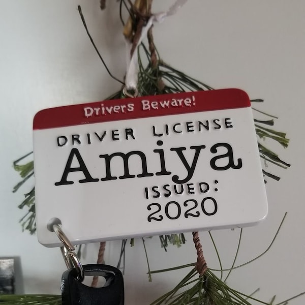 Driver's LIcense ornament - FREE SHIPPING