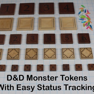 D&D Monster Tokens … With Easy Status Tracking