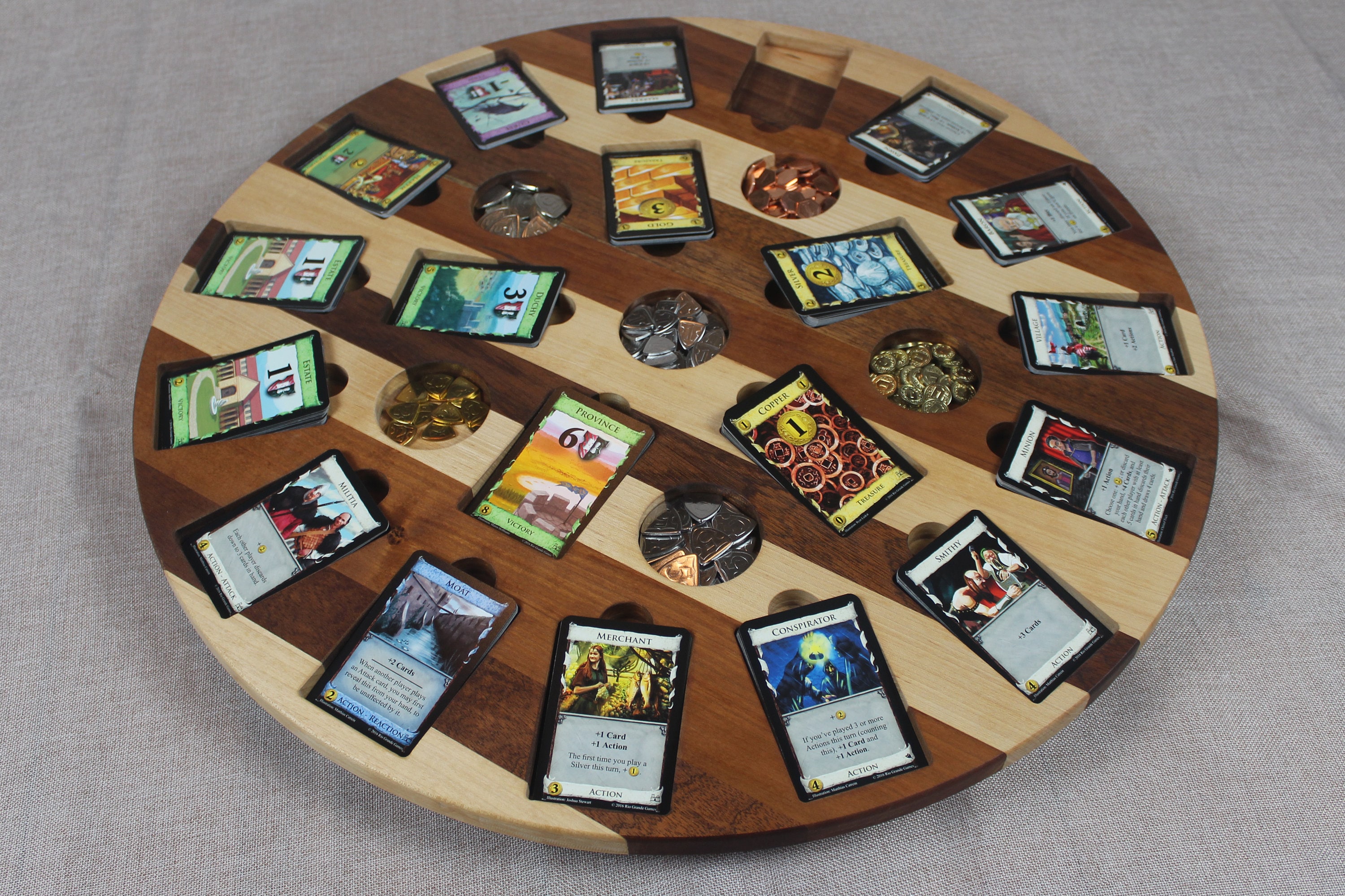 Dominion Revolving Card Tray ... Dominion Card Tray ... Dominion Organizer ... Lazy Susan Card Tray ... Turning Card Tray