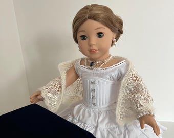 Conjuntos de joyas victorianas para muñecas de 18”, como American Girl Doll