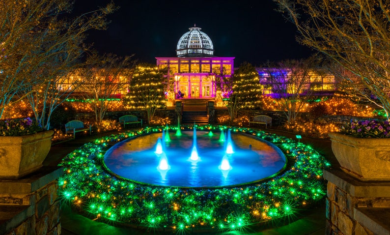 Lewis Ginter Botanical Gardens Christmas Etsy